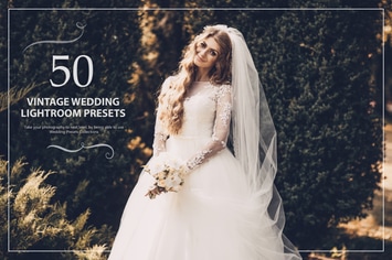 50 Vintage Wedding Lightroom Presets