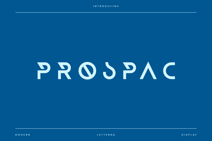 Prospac - Modern Futuristic Font