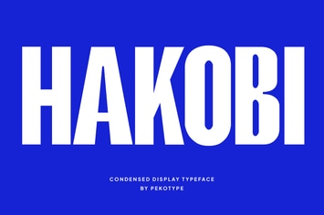Hakobi - Condensed Sans