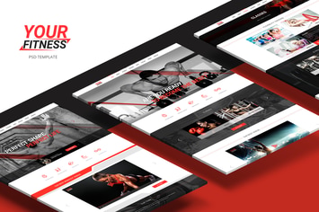 YourFitness — Sports Blog, Fitness Clubs, Gym PSD