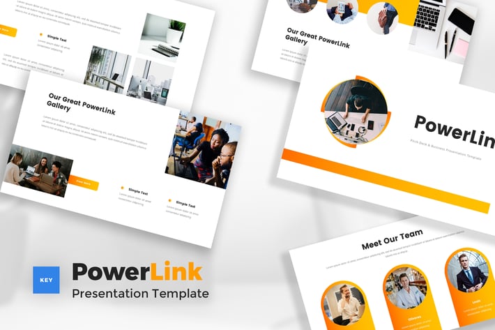 Modern Pitch Deck Keynote Template