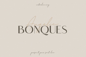Angelic Bonques - Font Duo
