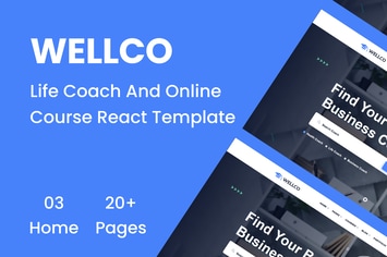 Wellco - Coach Online Courses Nextjs Template 