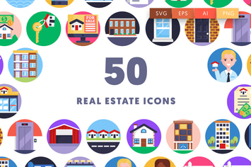 50 Real Estate Icons