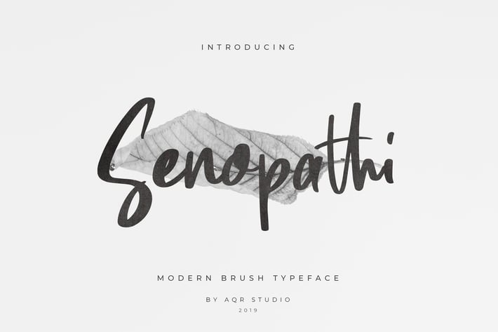Senopathi Script Font