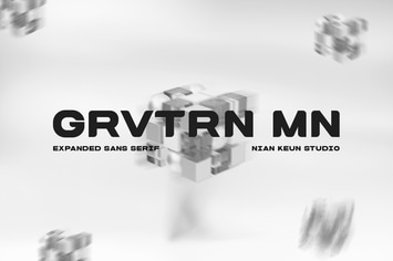 GRVTRN MN - Expanded Sans Serif
