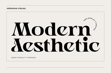 Modern Aesthetic - Modern Font