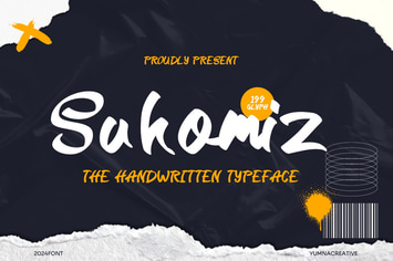 Sukomiz - Handwritten Font