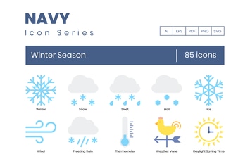 Winter Season Icons