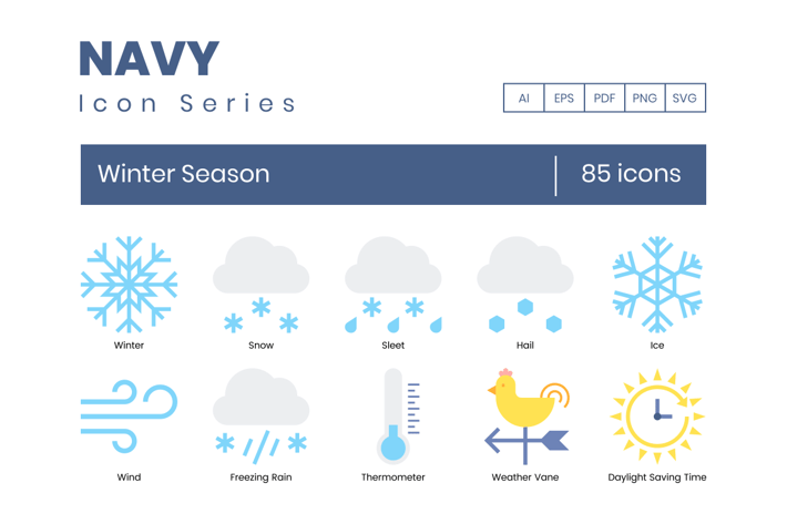 Winter Season Icons