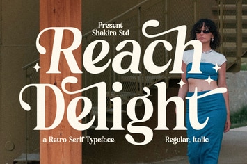 Reach Delight - Modern Retro Serif
