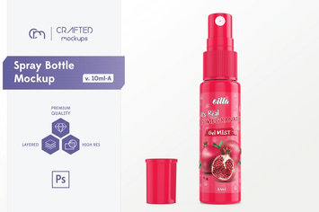 Spray Bottle Mockup v. 10ml-A