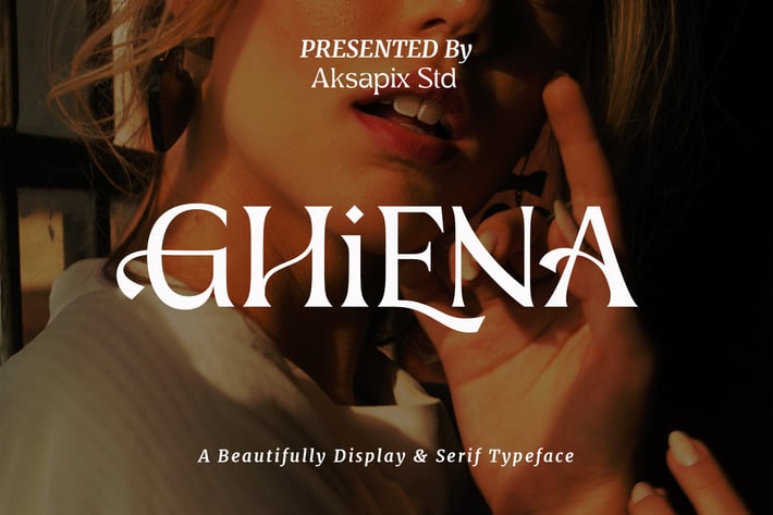Ghiena - Display Serif Typeface