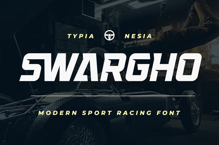 Swargho - Modern Sport Racing Font