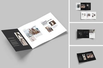 A5 Trifold Brochure Mockup V.2
