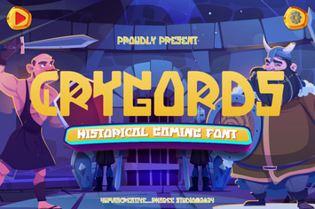 Crygords - Historical Gaming Font