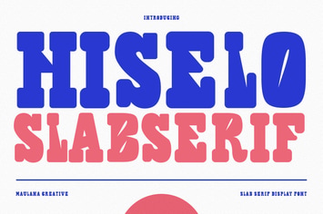 Hiselo Slab Serif Display Font