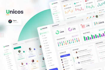 Unicos - Professional Modern Admin Dashboard Figma