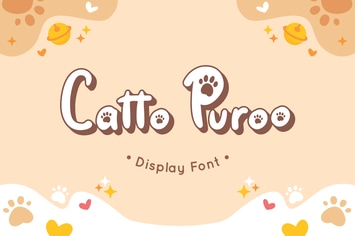Catto Puroo - Display Font
