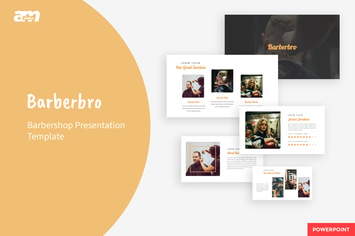 Barberbro - Barbershop Powerpoint Template