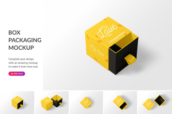 Box Packaging Mockup