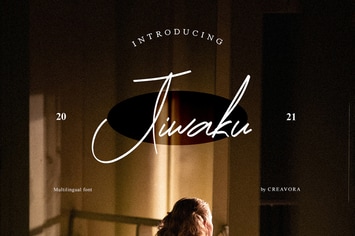Jiwaku - Signature Script Font