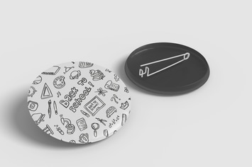 Pin Badge Mockup Vol 1.1