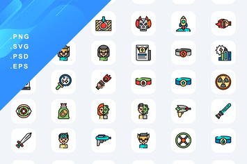 Superhero Icons