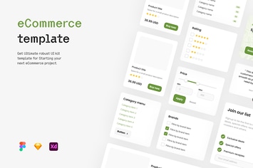 eCommerce template - UI kit