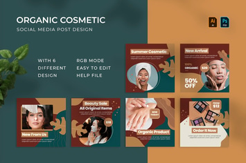 Organic Cosmetic | Instagram Post