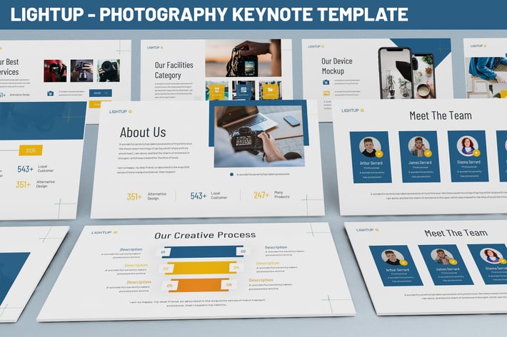 Lightup - Photography Keynote Template