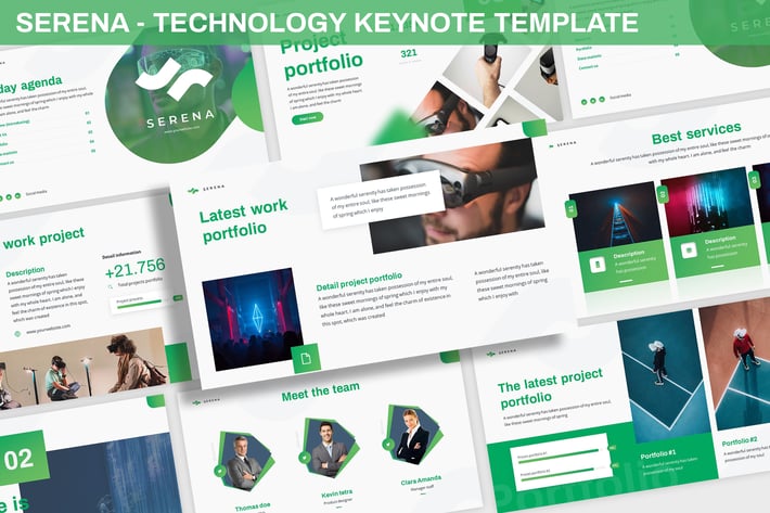 Serena - Technology Keynote Template