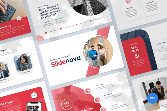 Pitch Deck Keynote Presentation Template