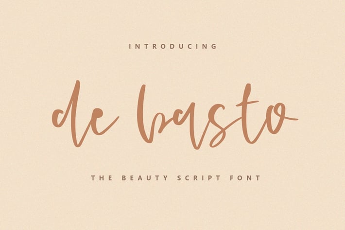 De Basto - A Beauty Script Font