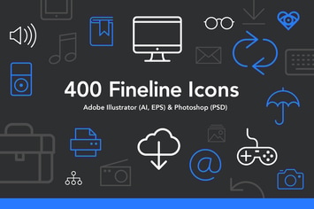 400 Fineline Icons
