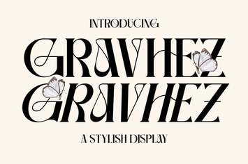 Gravhez Sylist Display Font