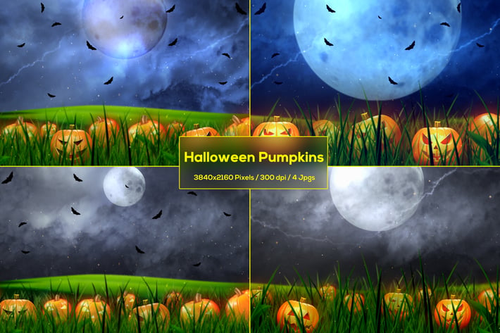 Halloween Pumpkins Backgrounds