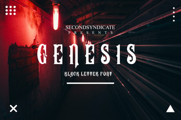 GENESIS - Black Letter Font