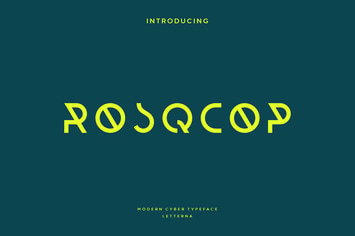 Rosqcop - Futuristic Cyber Font