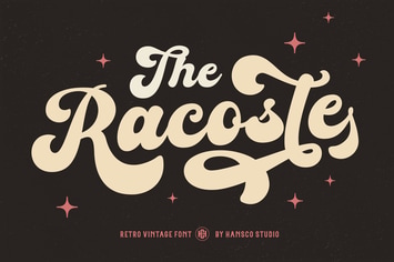 Racoste Retro Font