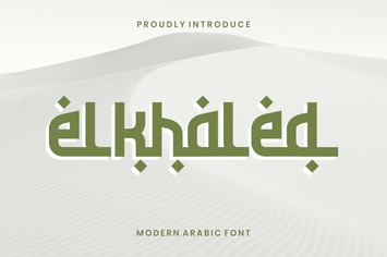 Elkhaled - Modern Arabic Font