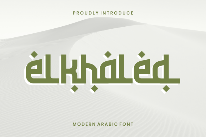 Elkhaled - Modern Arabic Font