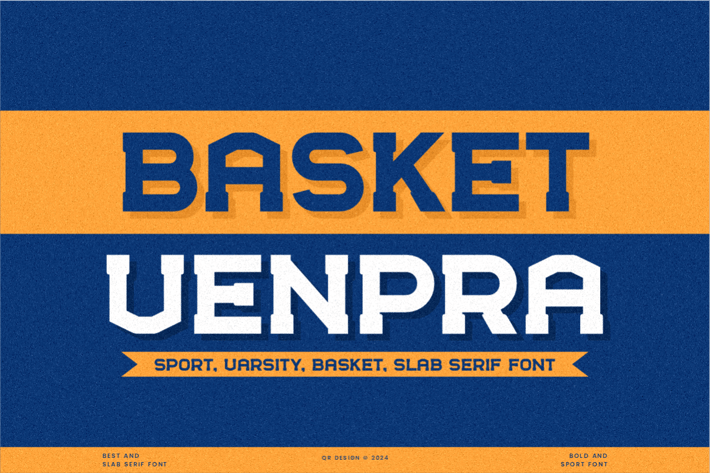 Basket Venpra - Sport Varsity Font