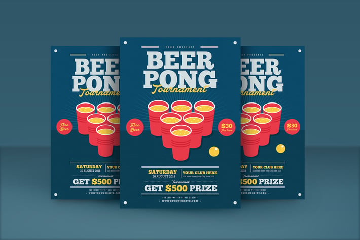 Beer Pong flyer