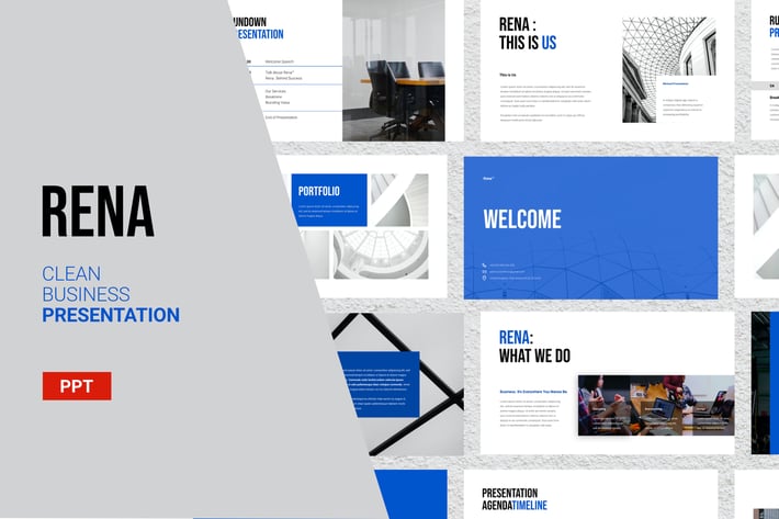 Rena - Clean Presentation PPT