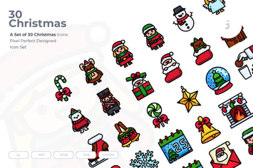 30 Christmas Icons 