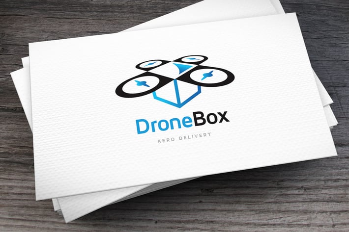 Drone Box Logo Template