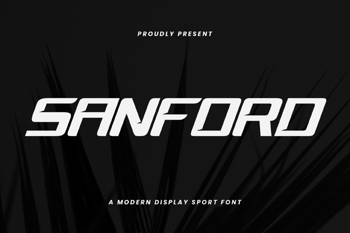 Sanford Sport Display Font