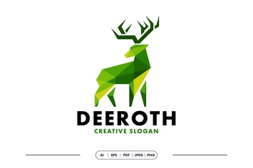 Deer Geometric Logo