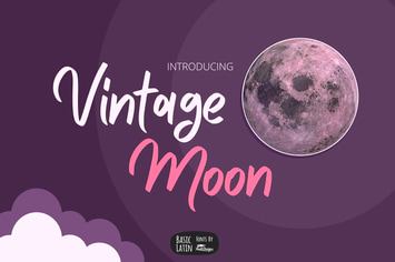 Vintage Moon Font